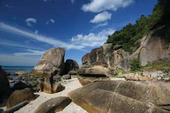 Ko Samui, Crystal Beach a nord di Lamai Beach